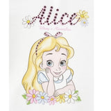 Monnalisa T-Shirt Girocollo Tinta Unita con Brillantini per Neonata 39E610 BIANCO MONNALISA 