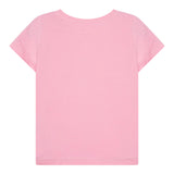Guess T-Shirt Girocollo Tinta Unita con Stampa per Bambina K5GI14K6YW4 ROSA GUESS 