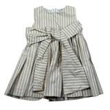 Le Bebe Abito Giromanica Tinta Unita Fantasia A Righe per Neonata LBG5818 BEIGE LE BEBE 