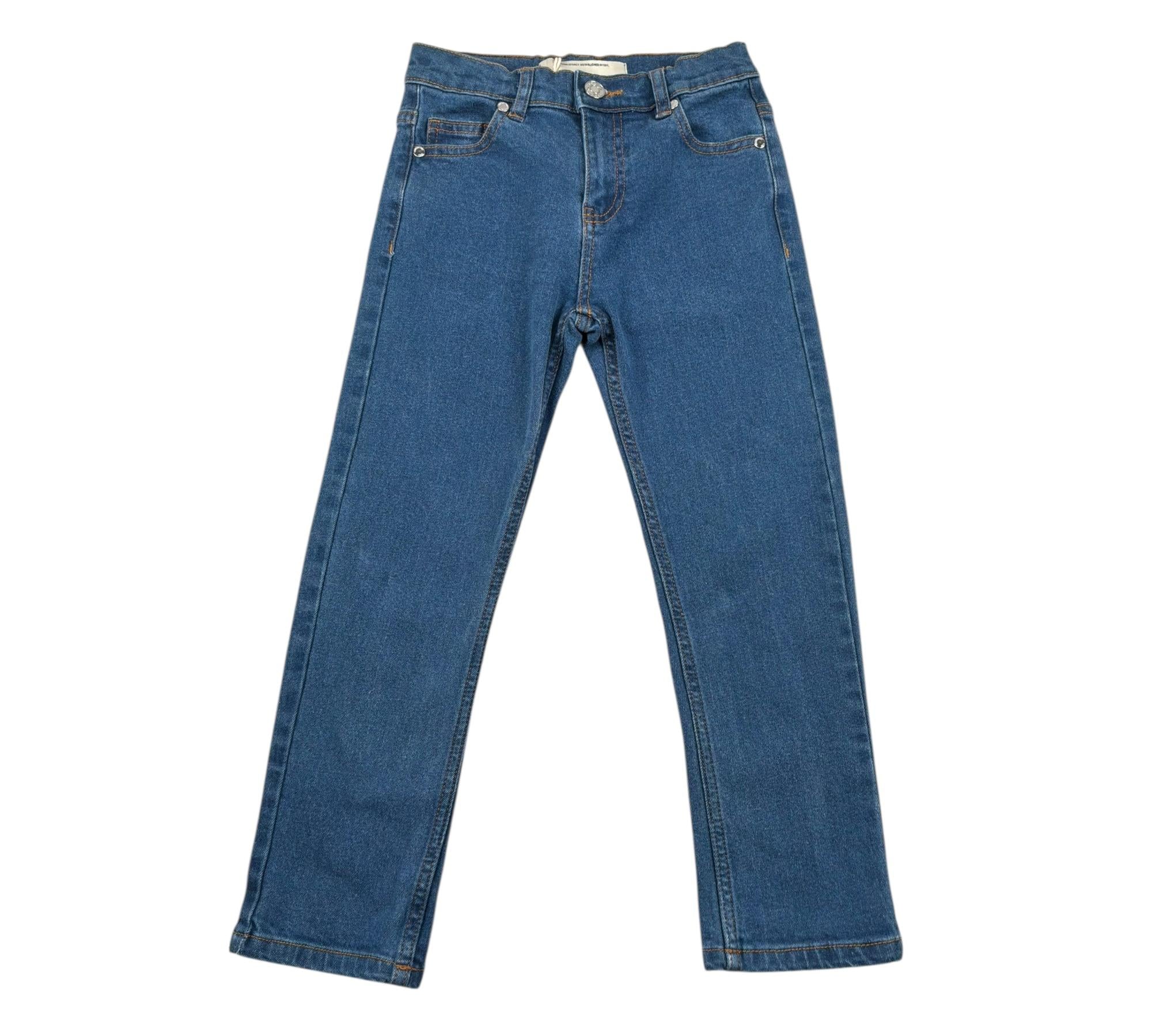 Trussardi Jeans Tinta Unita con Girovita Regolabile per Bambino TBP26040JE BLU TRUSSARDI 