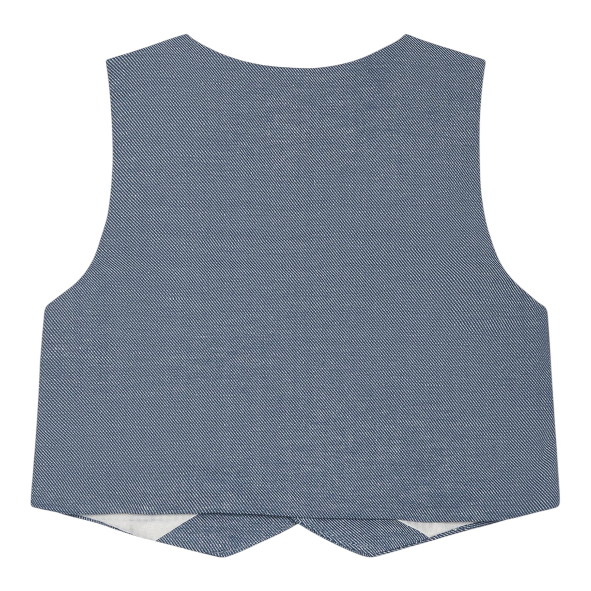 Mayoral Gilet tinta unita con Bottoni Blu per Neonato 1303X BLU MAYORAL 