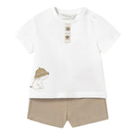 Mayoral Completo 2 Pezzi T-Shirt-Short per Neonata 16100 BIANCO MAYORAL 