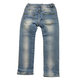 AK47 jeans tinta unita con girovita regolabile Azzurro per Bambino LAVM AZZURRO AK47 