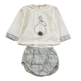 CALAMARO completo 2 pezzi shirt-coulotte Bianco per Neonato 11027 BIANCO CALAMARO 