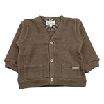 LALALU' cardigan tinta unita con taschini Tortora per Neonato MGL3N TORTORA LALALU' 