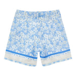 Philosophy Short Tinta Unita con Stampa Fiori per Bambina I1E412 BIANCO PHILOSOPHY 