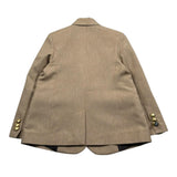 Daniele Alessandrini Giacca Tinta Unita Doppiopetto per Bambino 1235J00102 BEIGE DANIELE ALESSANDRINI 