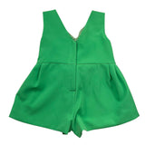 Petit Posh Tuta Intera Tinta Unita Giromanica per Bambina GFBS25023TU VERDE PETIT POSH 