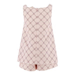 Elisabetta Franchi Abito Giromanica Tinta Unita con Stampa per Bambina EFTA099 ROSA ELISABETTA FRANCHI 