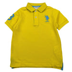 U.S. Polo Assn Polo Mezza Manica Tinta Unita con Logo per Neonato US41597N GIALLO U.S. POLO ASSN 