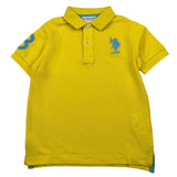 U.S. Polo Assn Polo Mezza Manica Tinta Unita con Logo per Neonato US41597N GIALLO U.S. POLO ASSN 
