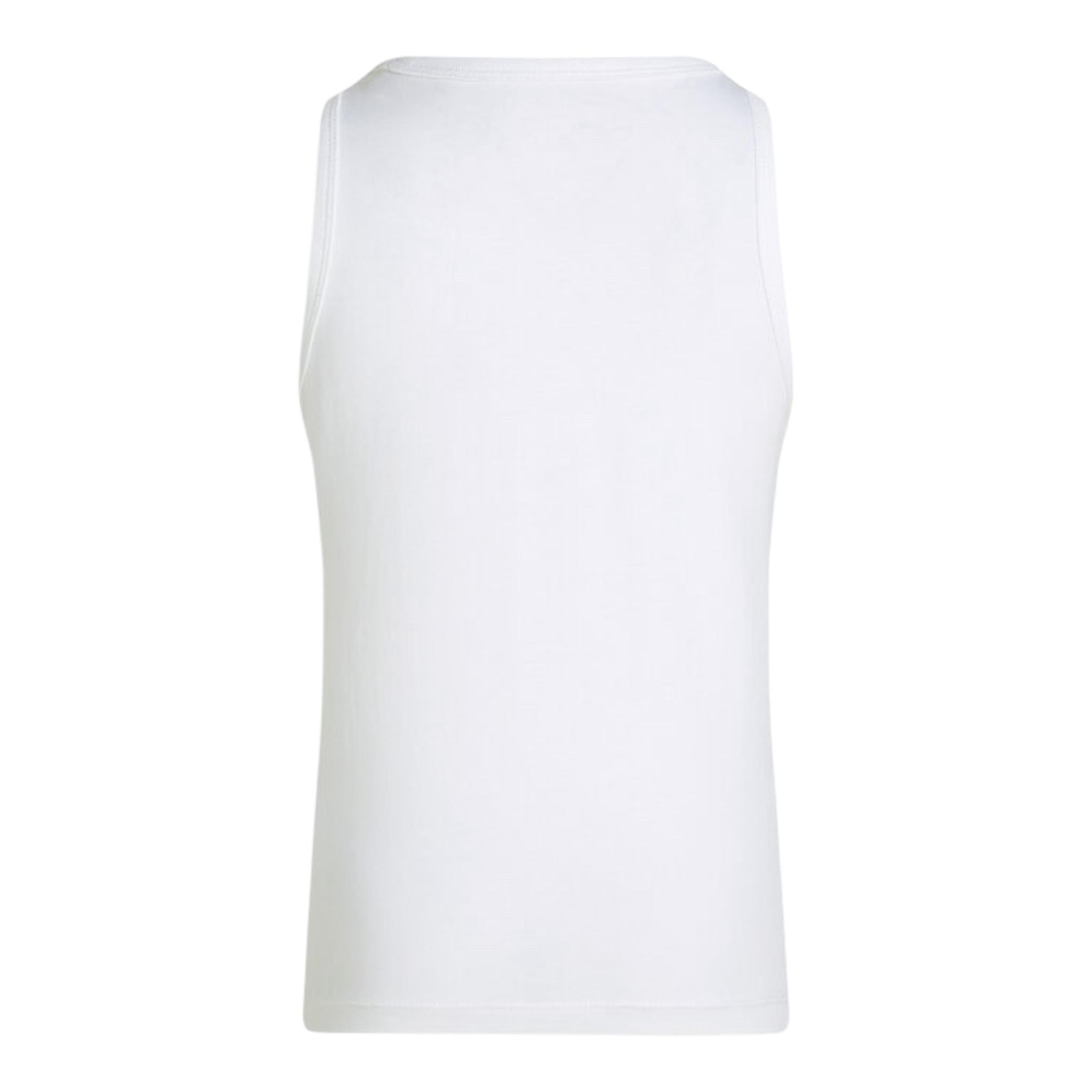 Calvin Klein Canotta Tinta Unita con Logo per Bambina IG0IG02435X BIANCO CALVIN KLEIN 