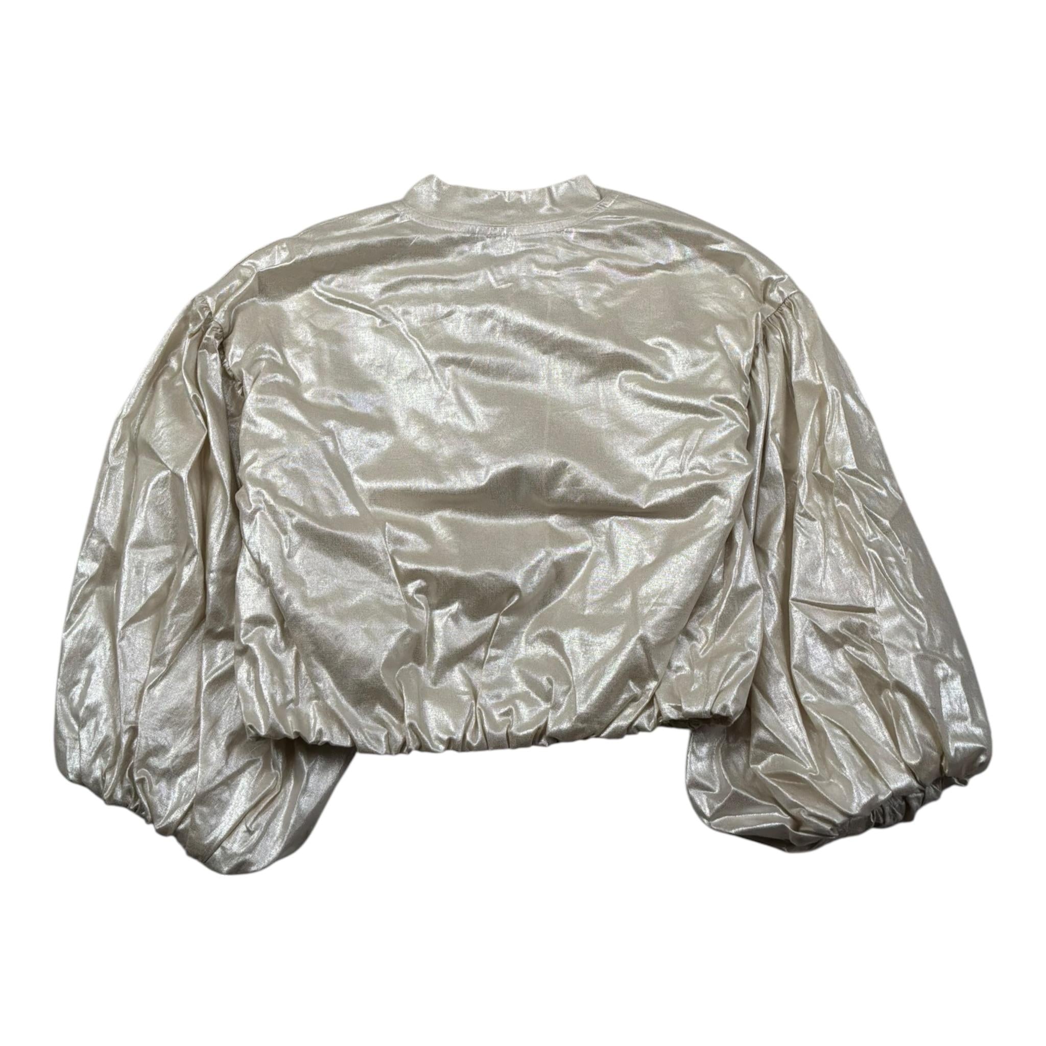 Miss Grant Giubbino Tinta Unita con Zip per Neonata MG1323N ORO MISS GRANT 