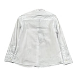 Daniele Alessandrini Camicia Manica Lunga Tinta Unita con Stampa per Bambino 1295C0905 BIANCO DANIELE ALESSANDRINI 