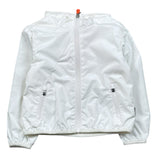 Save The Duck Giubbino tinta unita con Zip E Cappuccio Bianco per Bambina J30036XJX BIANCO SAVE THE DUCK 