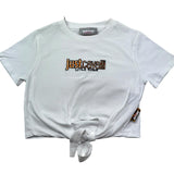 Trussardi T.Shirt Girocollo Tinta Unita con Logo per Bambina JGP26163TS BIANCO TRUSSARDI 