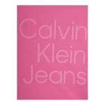 Calvin Klein T-Shirt Girocollo Tinta Unita con Stampa per Bambina IG0IG02346 ROSA CALVIN KLEIN 