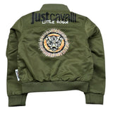 Just Cavalli Giubbino Tinta Unita con Logo per Neonato JIP26086GB VERDE JUST CAVALLI 