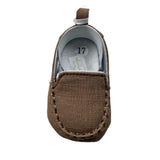 Mini Banda Mocassino tinta unita Marrone per Neonato 3B354 MARRONE MINI BANDA 