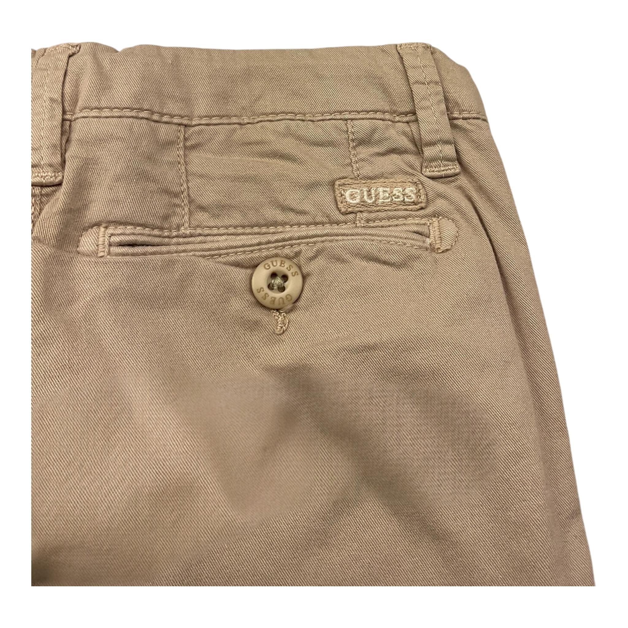 Guess Bermuda Tinta Unita con Girovita Regolabile per Bambino N3GD11WFBY3 BEIGE GUESS 