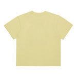 Max Mara T-Shirt Girocollo Tinta Unita con Stampa per Bambina MX0005 GIALLO MAX MARA 