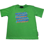 John Richmond T-Shirt Girocollo Tinta Unita con Logo per Bambino RBP26056TS VERDE JOHN RICHMOND 