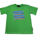 John Richmond T-Shirt Girocollo Tinta Unita con Logo per Bambino RBP26056TS VERDE JOHN RICHMOND 