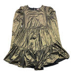 ANIYE BY GIRL abito tinta unita con balze Bronzo per Bambina 032457 BRONZO ANIYE BY GIRL 