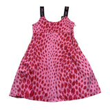 Just Cavalli Abito Tinta Unita con Stampe Baci per Bambina JGP26048VE ROSA JUST CAVALLI 