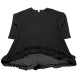 MAGIL maglia girocollo tinta unita asimmetrica Nero per Bambina GN21165 NERO MAGIL 