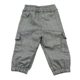 DANIELE ALESSANDRINI pantalone tinta unita con microfantasia Bianco per Neonato 1291P0062 BIANCO DANIELE ALESSANDRINI 