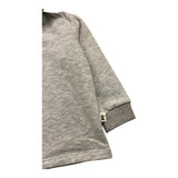 PETIT INDI felpa tinta unita con cappuccio Grigio per Neonato AW24BK7710N GRIGIO PETIT INDI 