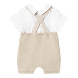 Mayoral Completo 2 Pezzi T-Shirt-Pagliaccetto per Neonato 1607X BEIGE MAYORAL 