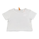 Losan T-Shirt Modello Crop Girocollo Tinta Unita per Bambina LJGAP0103 BIANCO LOSAN 