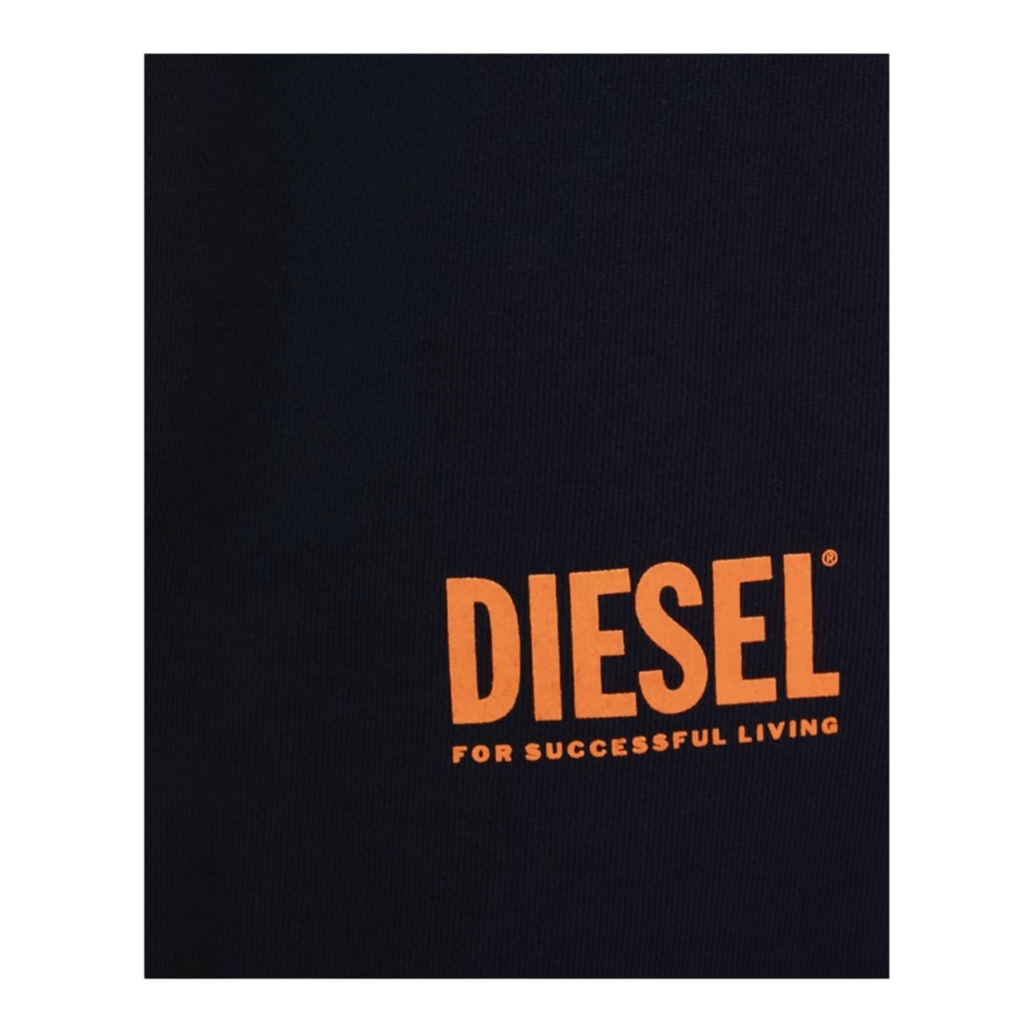 Diesel Pantalone Modello Tuta tinta unita con Stampa Blu per Bambino J00539 BLU DIESEL 