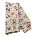 SUPERGA felpa chiusa tinta unita cn stampe logo Panna per Bambina SA133 PANNA SUPERGA 