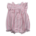 Laranjinha Pagliaccetto Bicolore con Fantasia A Righe per Neonata 92984V5837R57 BIANCO/ROSA LARANJINHA 
