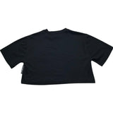 John Richmond T-Shirt Girocollo Tinta Unita con Brillantini per Bambina RGP26203TS NERO JOHN RICHMOND 