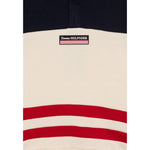 Tommy Hilfiger Felpa Multicolor con Cappuccio E Stampa per Bambino KB0KB09584 BEIGE TOMMY HILFIGER 