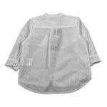 J.O. Milano Camicia Manica Lunga Tinta Unita Collo Coreano per Neonato 5768N BIANCO J.O. MILANO 