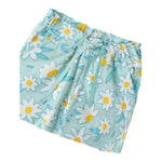 I Do Short Tinta Unita con Stampa Margherite per Neonata 4B546 AZZURRO I DO 