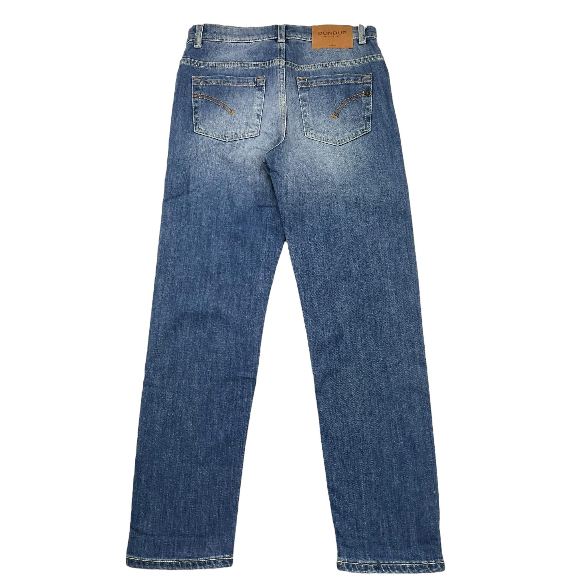 DONDUP jeans tinta unita con girovita regolabile Azzurro per Bambino DMPA276CX AZZURRO DONDUP 