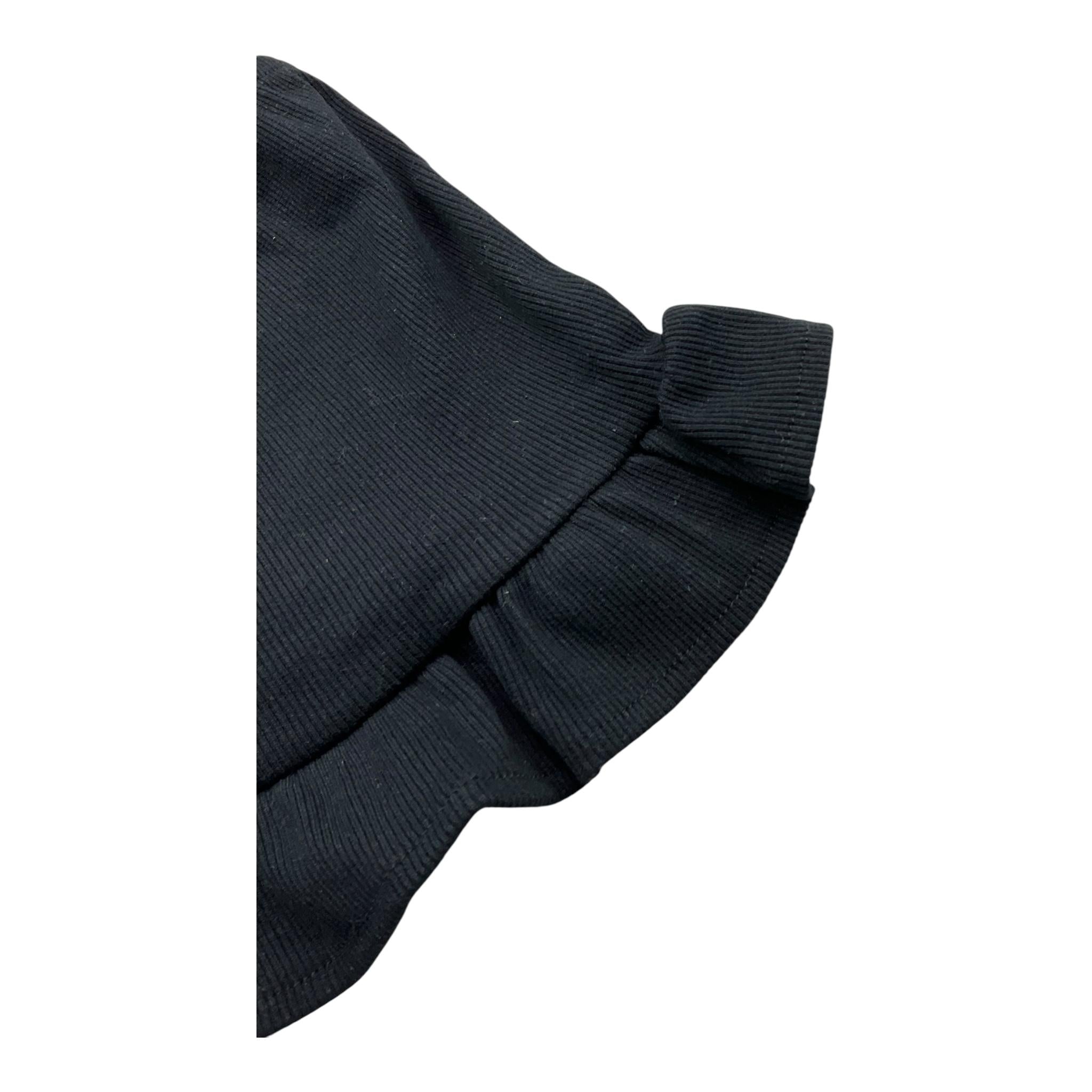 Janice Top Tinta Unita con Bretelle per Bambina JN237R NERO JANICE 