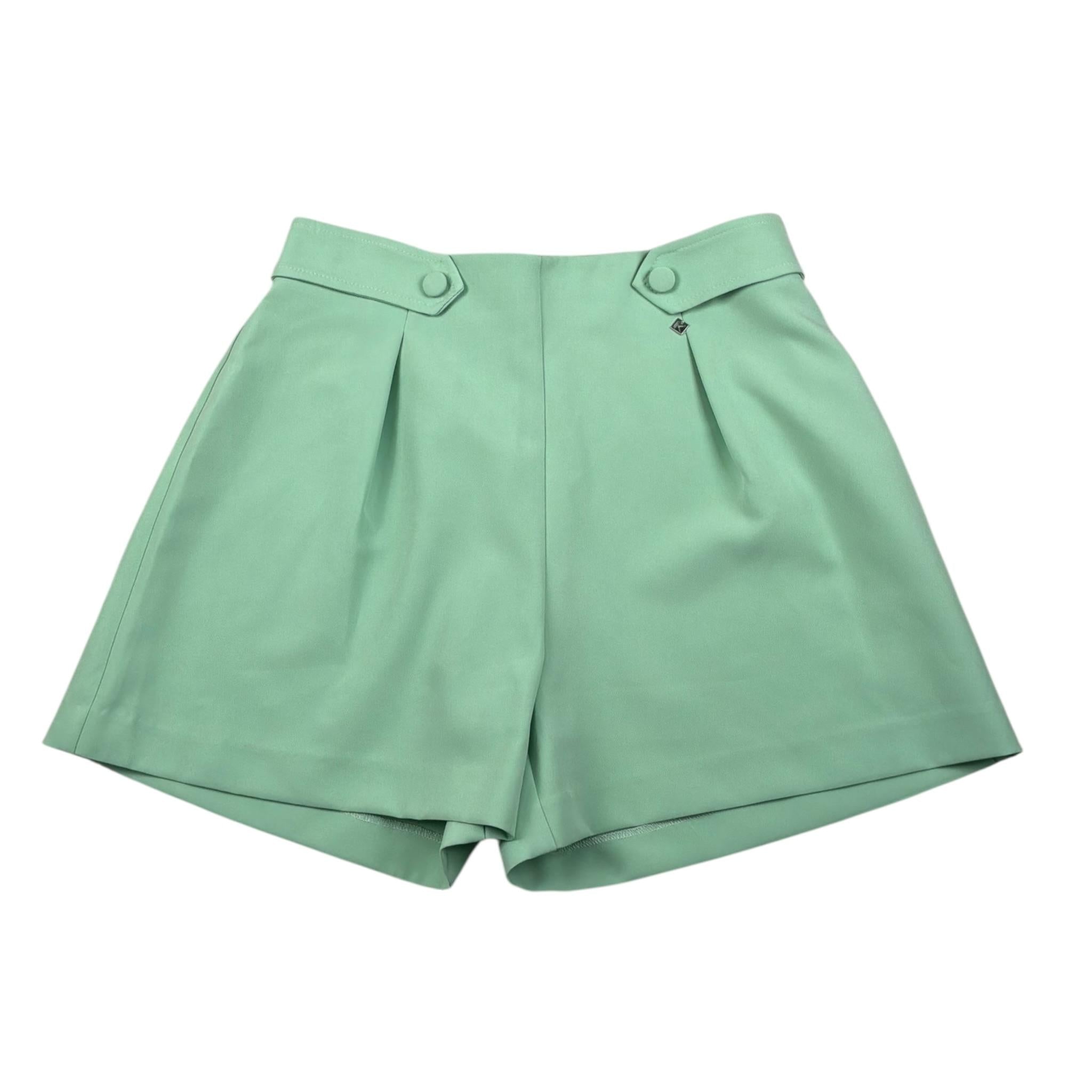 Kocca Short Tinta Unita con Elastico In Vita per Bambina NUJO VERDE ACQUA Kocca 