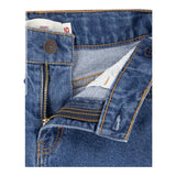 Levi'S Short Tinta Unita In Denim per Neonata 34EM220KN BLU LEVI'S 