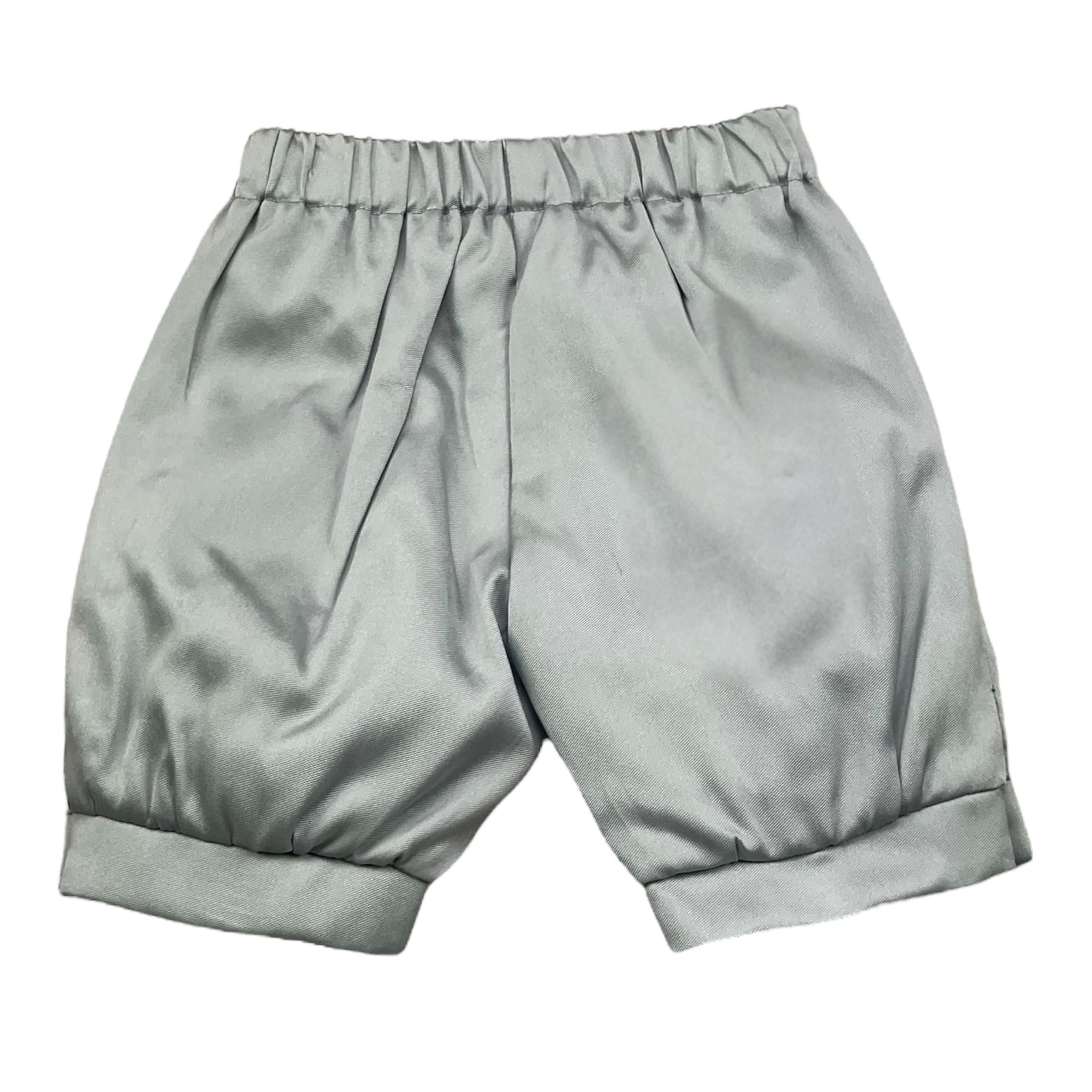 LA STUPENDERIA bermuda tint unita con elastico in vita Azzurro per Neonato CCBR55 AZZURRO LA STUPENDERIA 