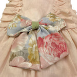 La Sartoria Dei Piccoli Abito Giromanica Tinta Unita con Balze per Bambina L023 ROSA LA SARTORIA DEI PICCOLI 