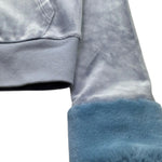 Juicy Couture Felpa Tinta Unita con Zip E Cappuccio per Bambina JBX6630 AZZURRO JUICY COUTURE 