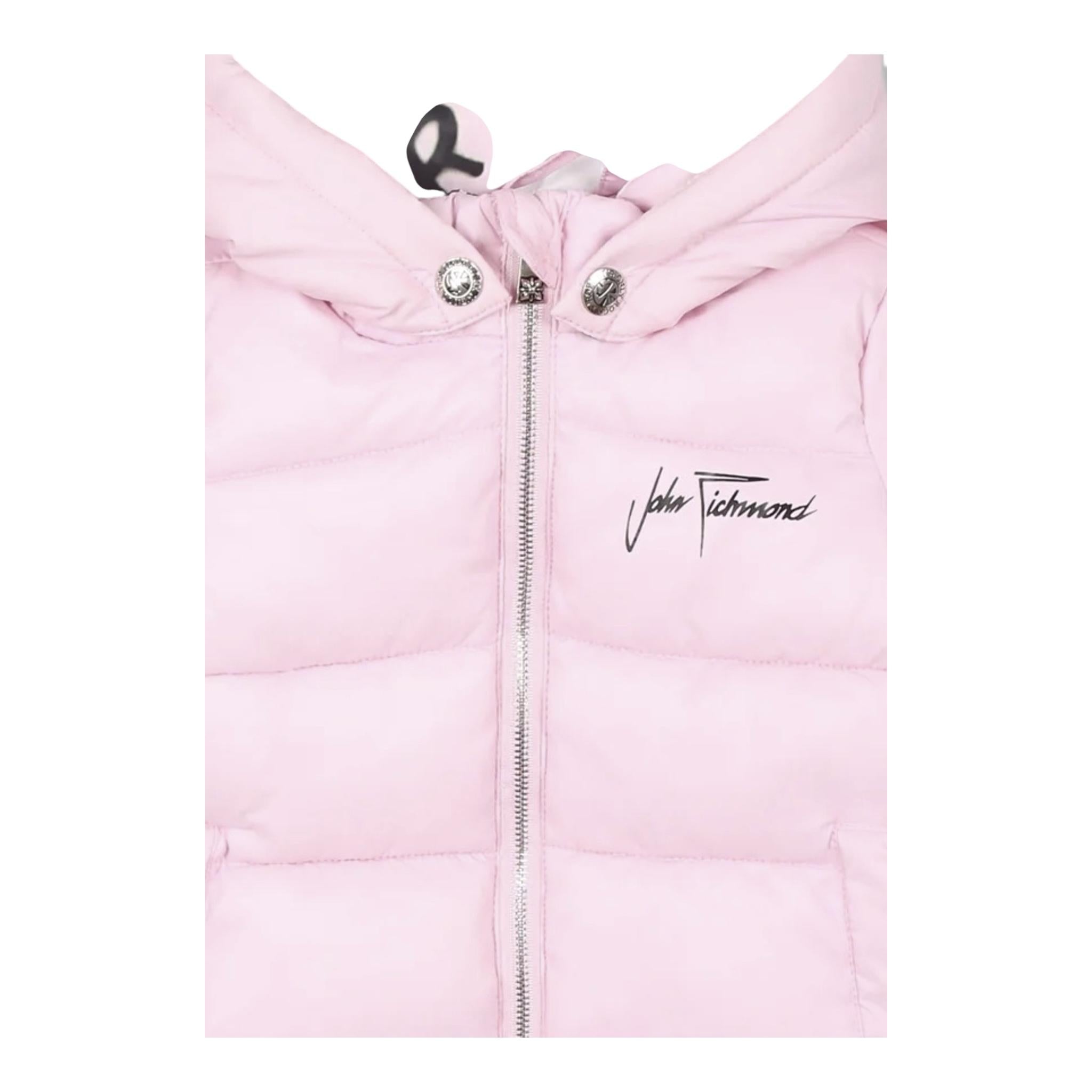 JOHN RICHMOND giubbino tinta unita con cappuccio Rosa per Neonata RIA24002PI ROSA JOHN RICHMOND 