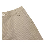 Amaya Bermuda Tinta Unita con Fantasia A Righe per Bambino 593520 BIANCO AMAYA 